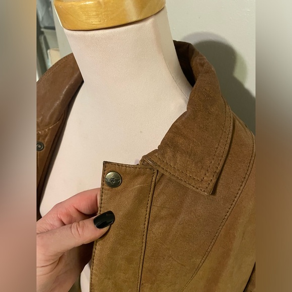 Vintage 1970’s Suede Bomber Jacket - Picture 4 of 9